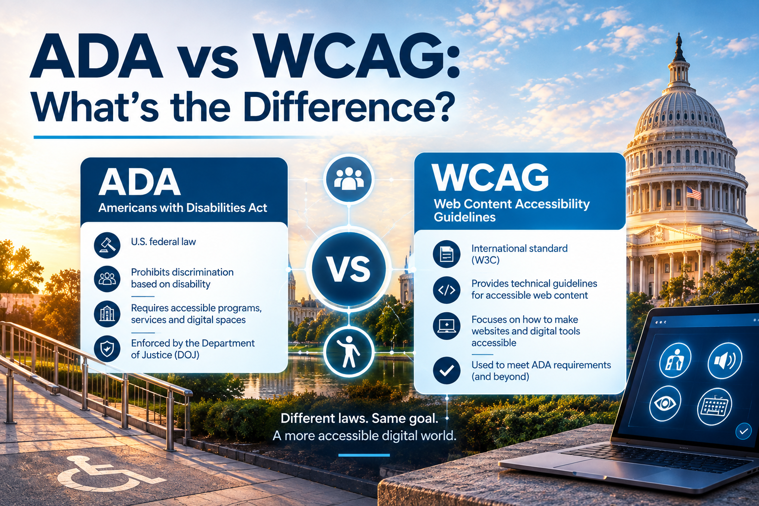 ADA vs WCAG: What's the Difference?