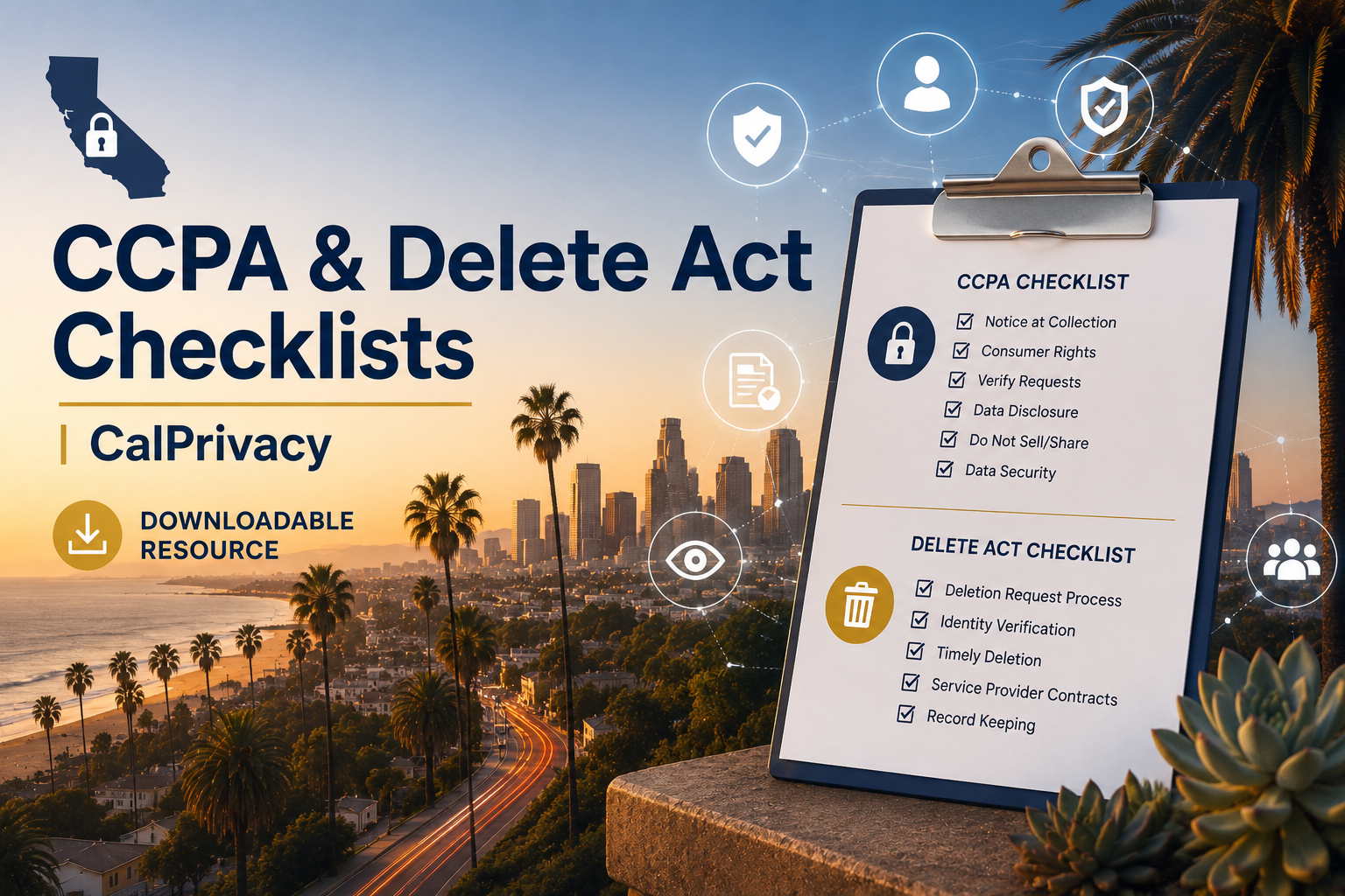 CCPA and Delete Act checklists | CalPrivacy